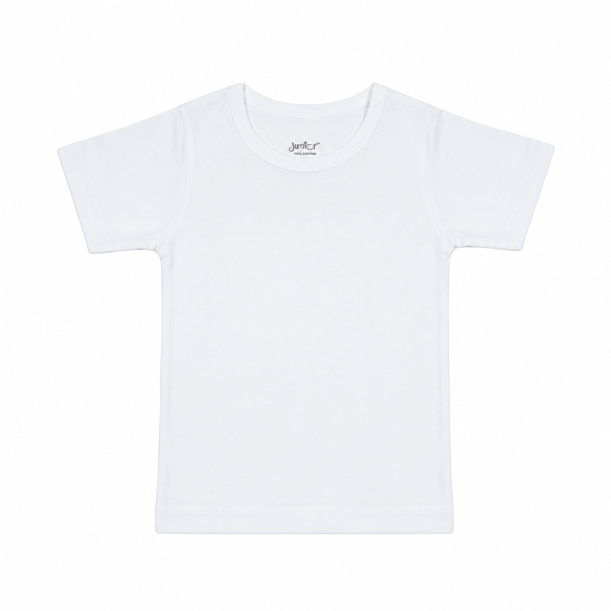 White Baby Junior Half Sleeve T-Shirt Model 2401