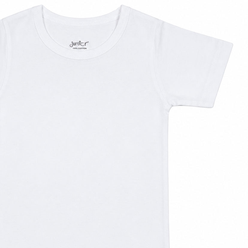White Baby Junior Half Sleeve T-Shirt Model 2401