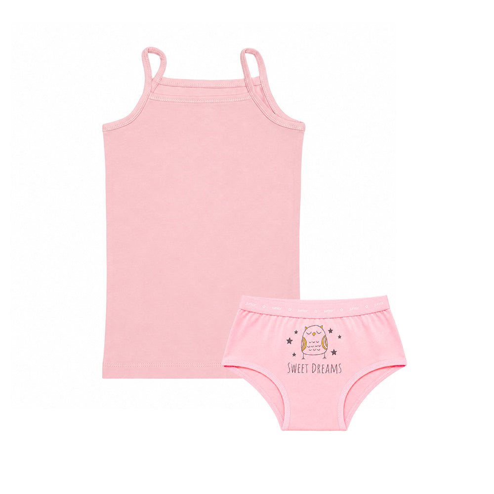 Halter top + printed panties set