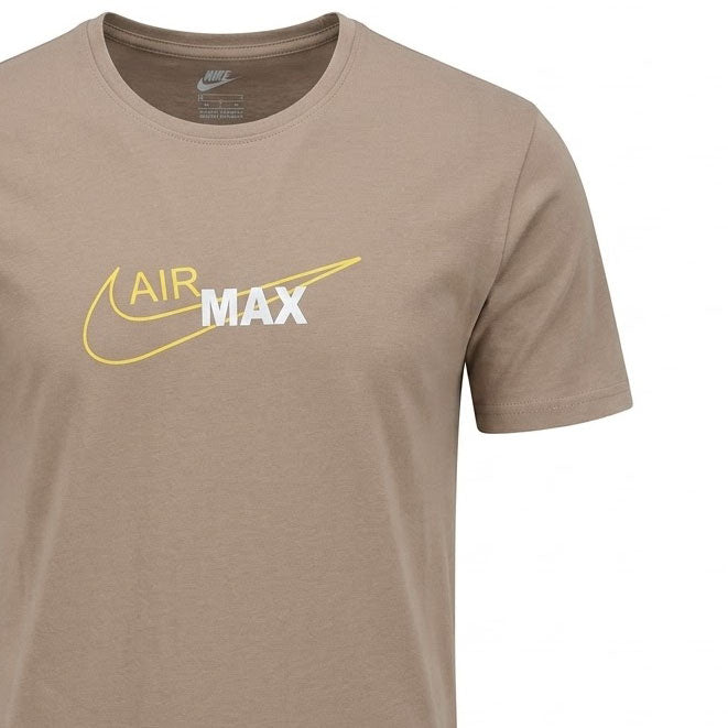 ترنج رجالي صيفي قطن التيسير AIR MAX راوند نص كم مطبوع