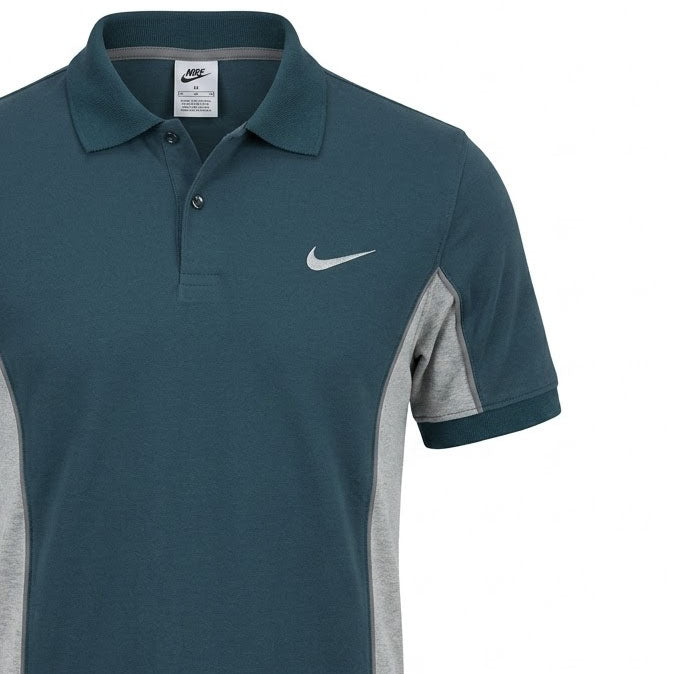 ترنج رجالي صيفي بولو قطن التيسير NIKE راوند نص كم مطبوع