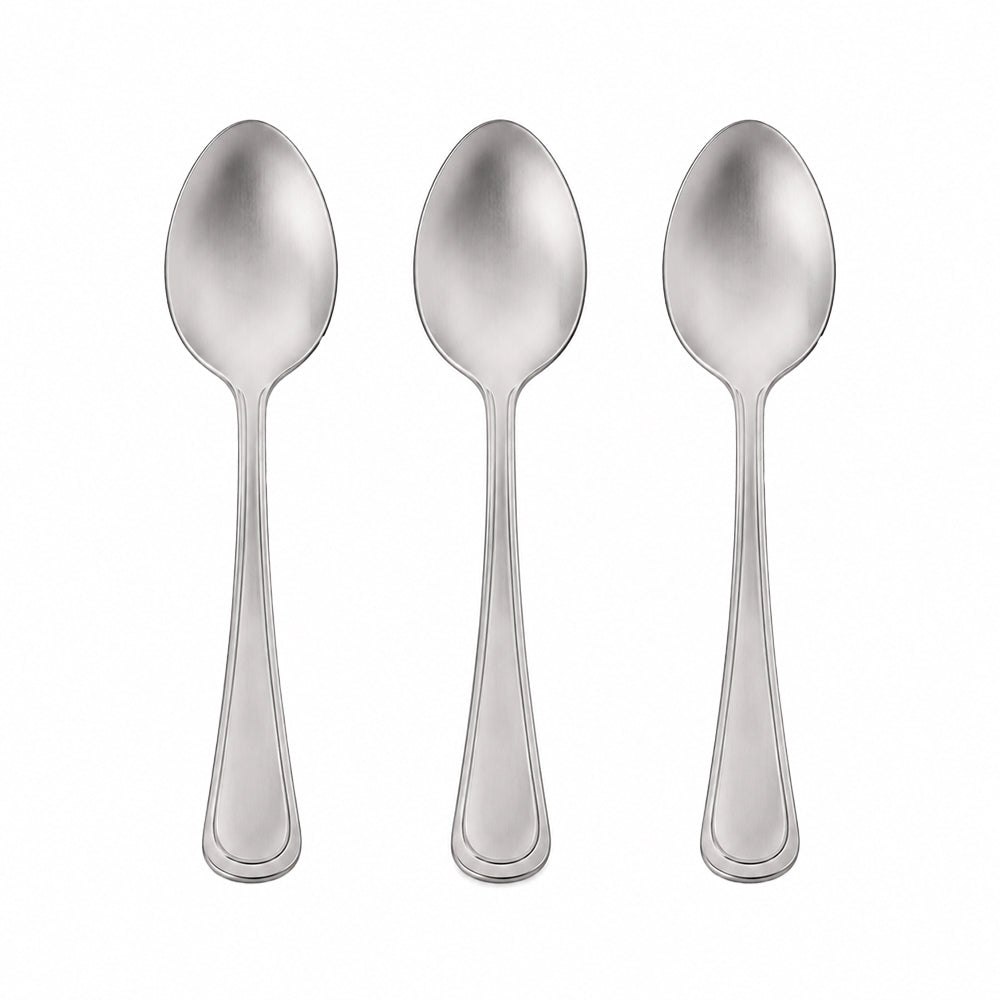 طقم ملعقة شاي نوفال ستانلس 3 قطعة موديل تايا