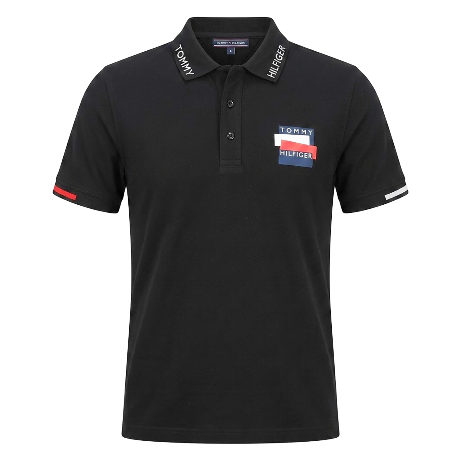 ترنج رجالي صيفي قطن TOMMY ياقة نص كم 