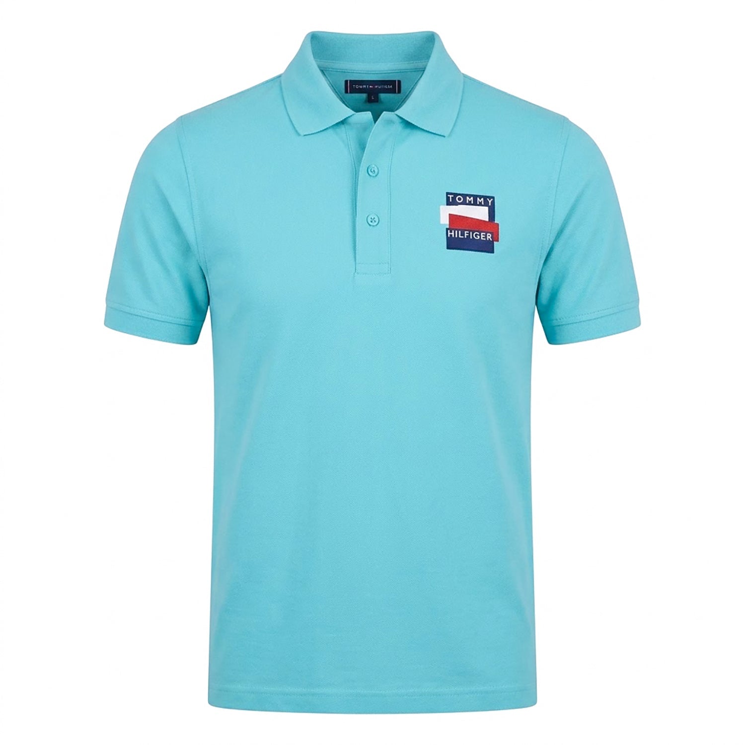 ترنج رجالي صيفي قطن TOMMY ياقة نص كم 