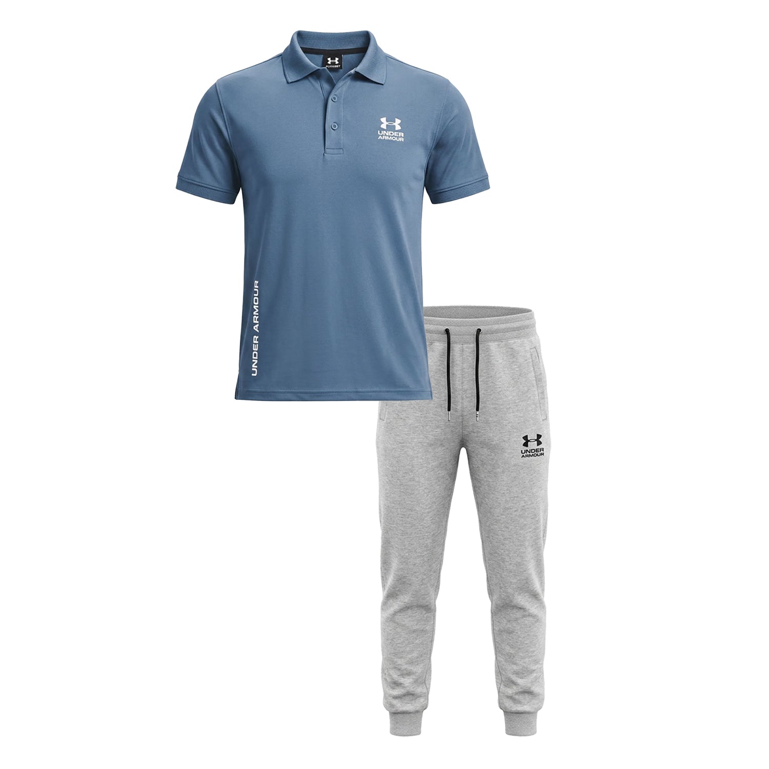 ترنج رجالي صيفي قطن UNDER ARMOUR ياقة نص كم 