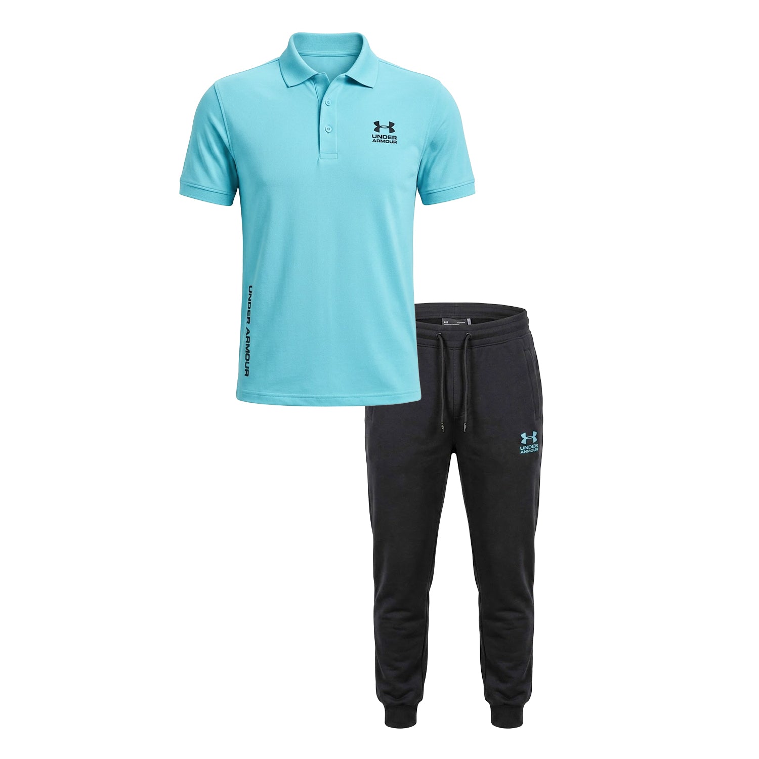 ترنج رجالي صيفي قطن UNDER ARMOUR ياقة نص كم 