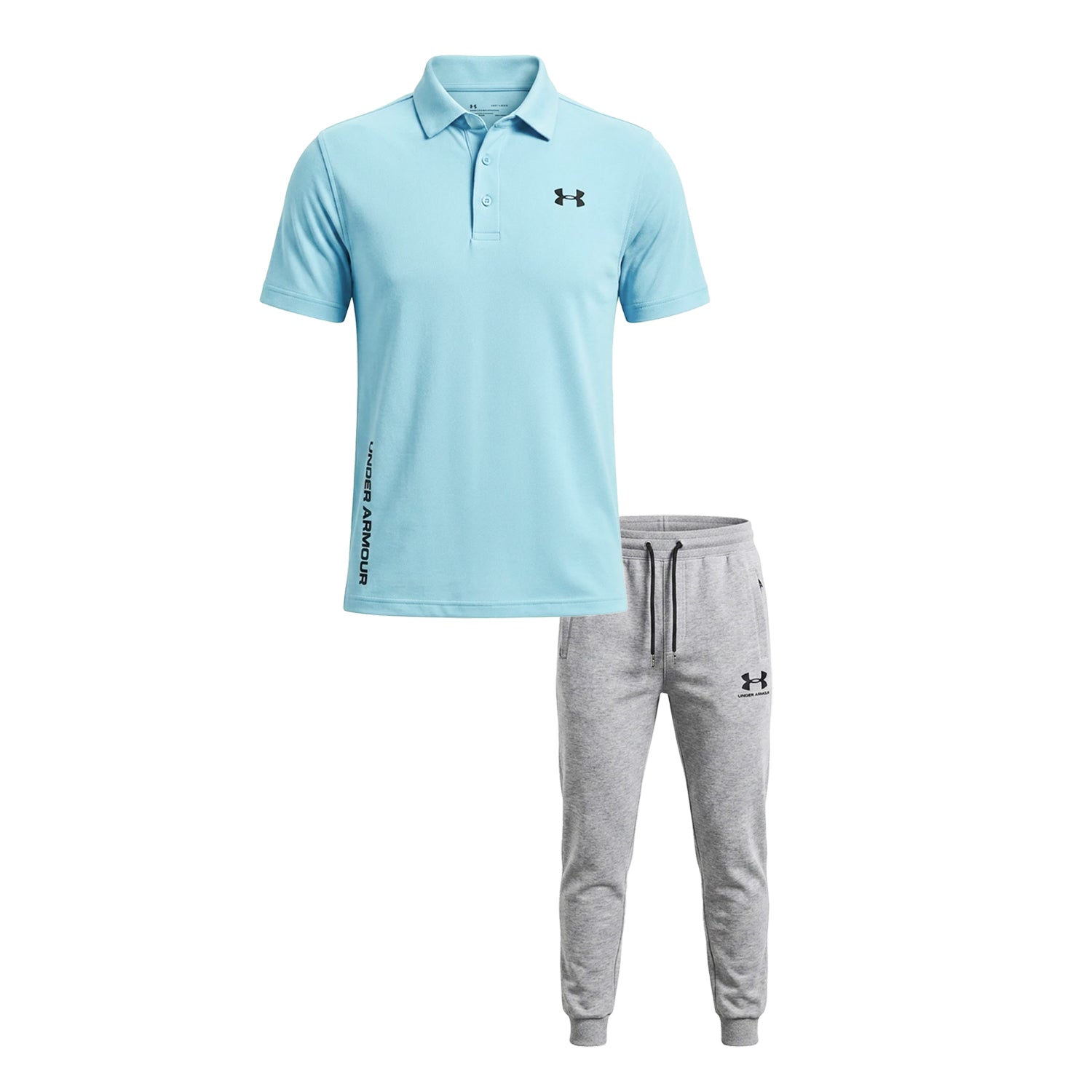 ترنج رجالي صيفي قطن UNDER ARMOUR ياقة نص كم 