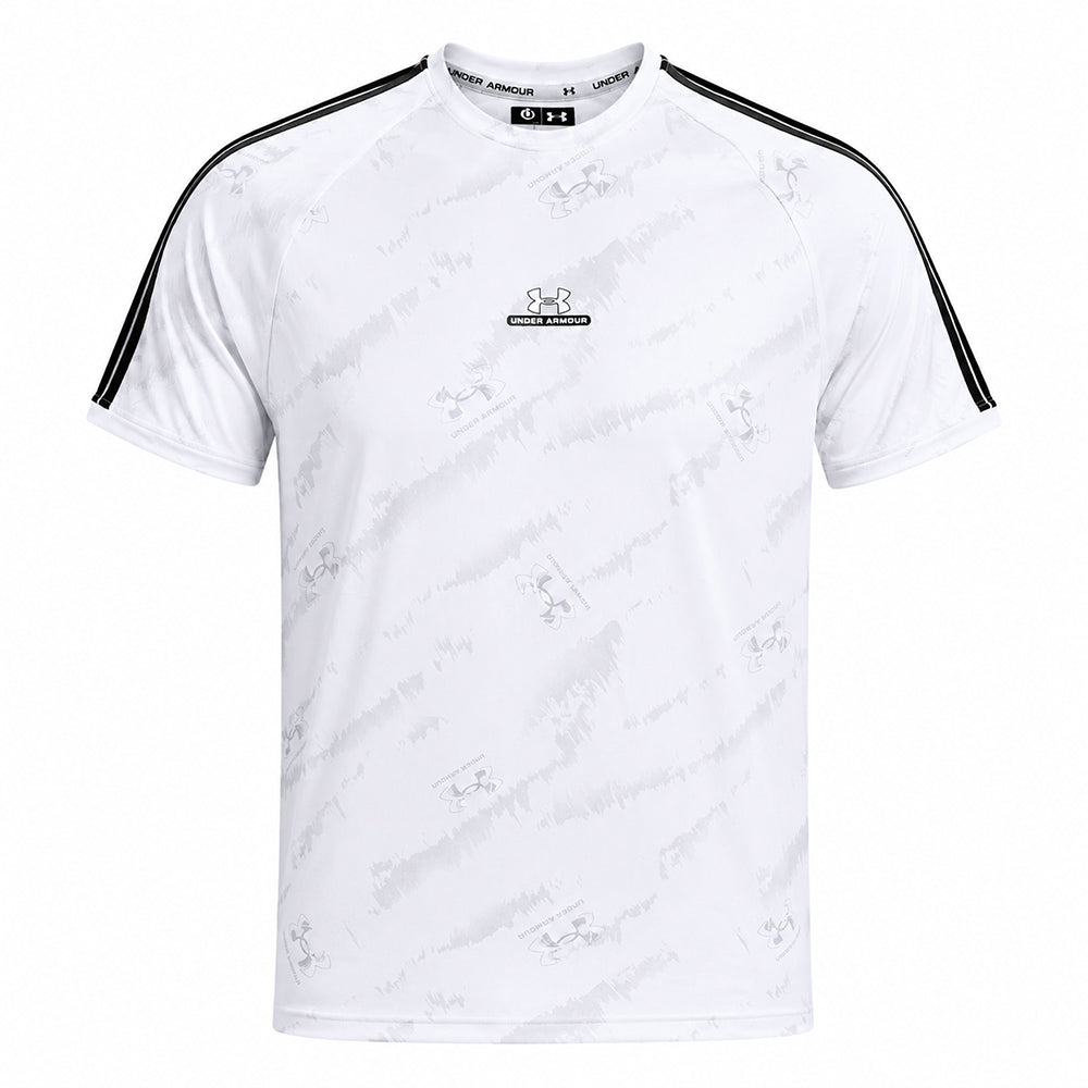 تيشيرت رجالي رياضي صيفي ليكرا UNDER ARMOUR راوند نص كم موديل G93