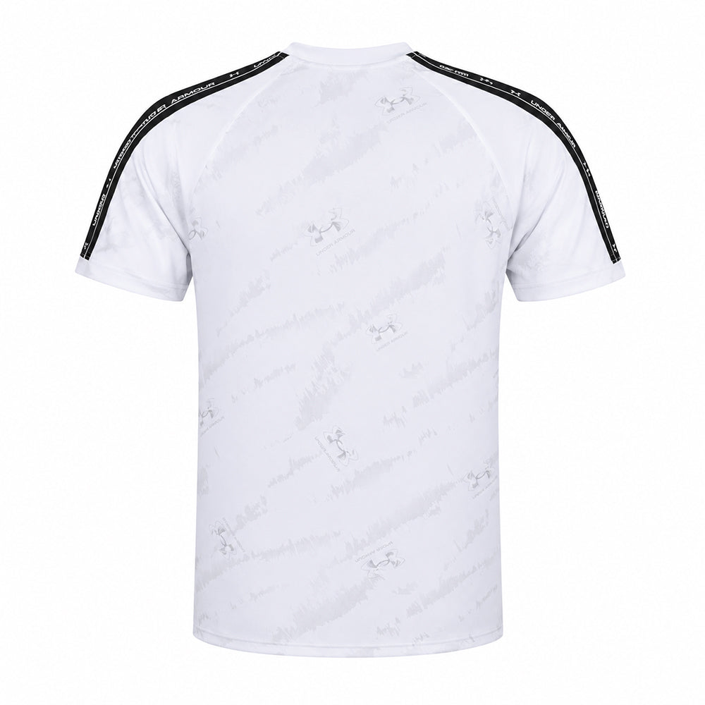 تيشيرت رجالي رياضي صيفي ليكرا UNDER ARMOUR راوند نص كم موديل G93