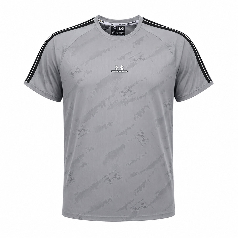 تيشيرت رجالي رياضي صيفي ليكرا UNDER ARMOUR راوند نص كم موديل G93