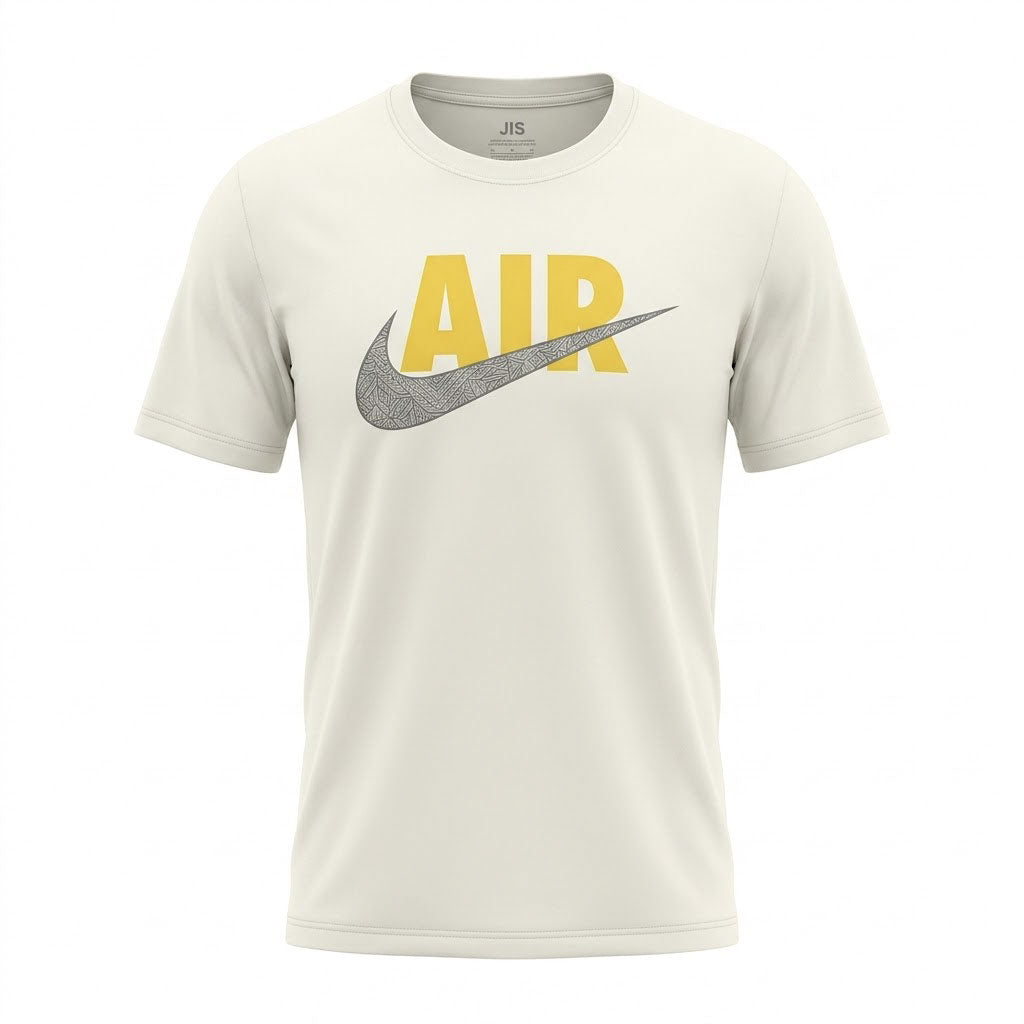 ترنج رجالي صيفي قطن التيسير AIR JUSTDOIT راوند نص كم مطبوع