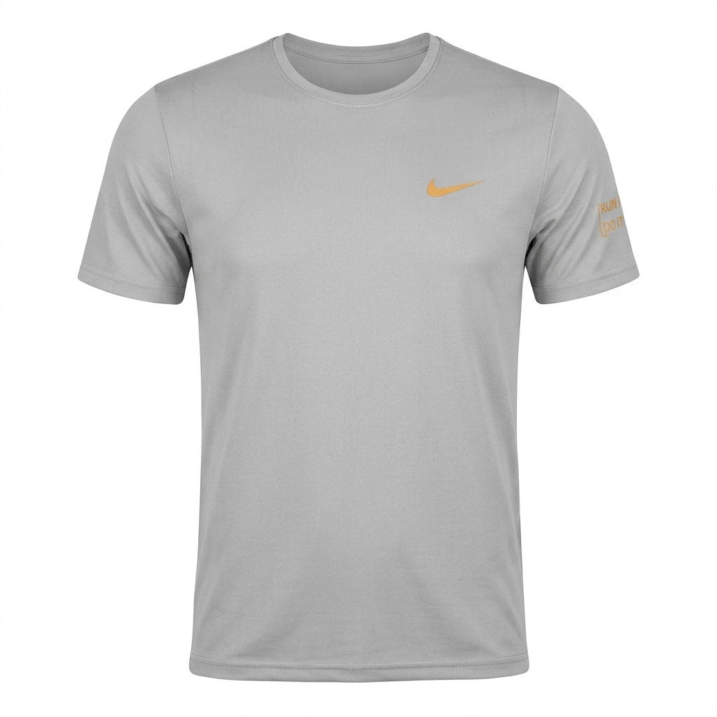 ترنج رجالي صيفي قطن التيسير NIKE راوند نص كم مطبوع