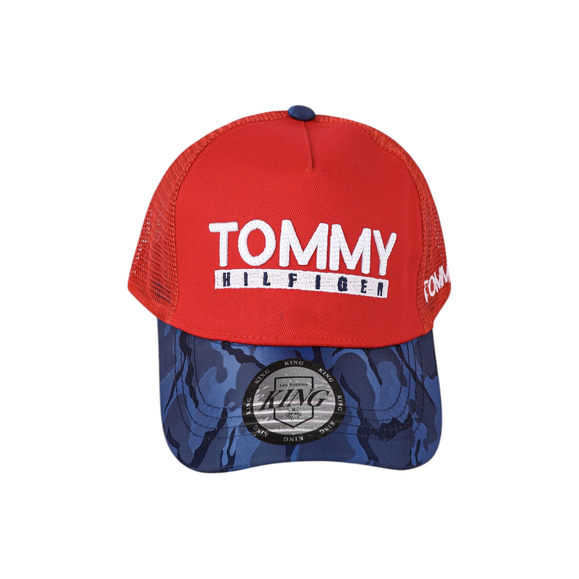 كاب شبابي شبك TOMMY مطبوع ألوان متعددة