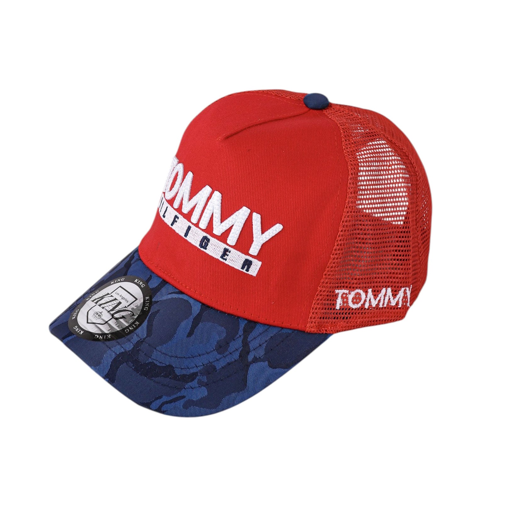 كاب شبابي شبك TOMMY مطبوع ألوان متعددة