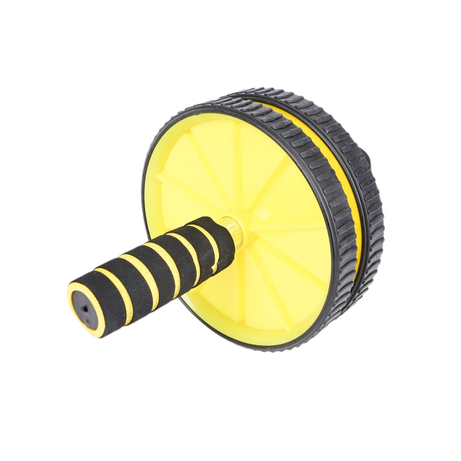 رول تمارين رياضية AB WHEEL بلاستيك 2 مقبض