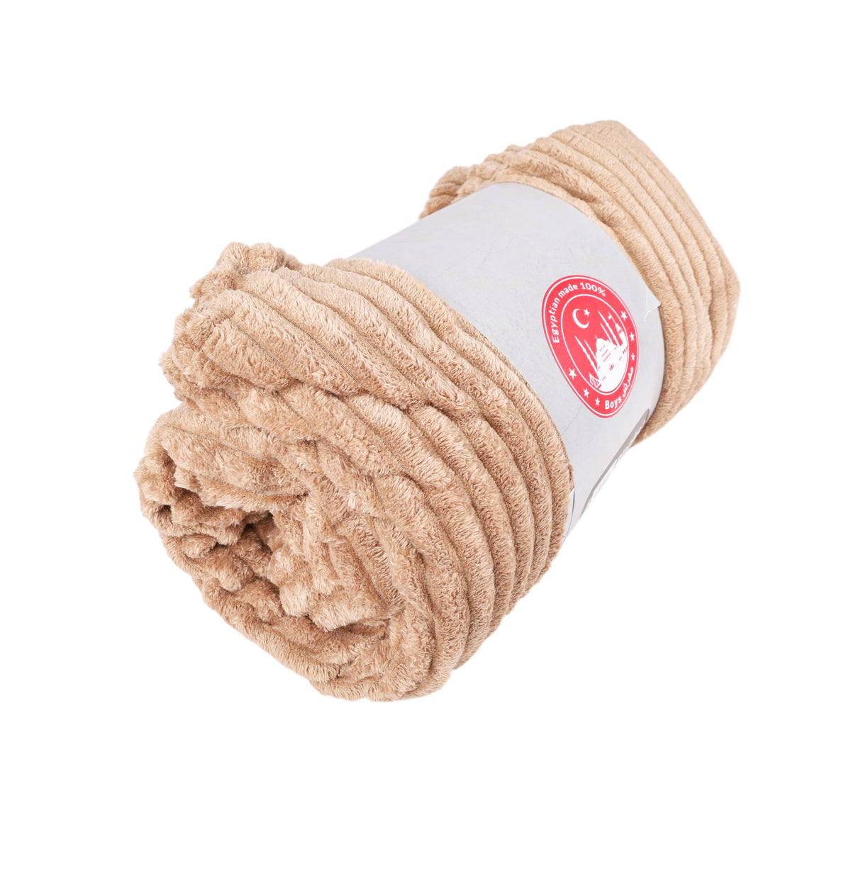 مفرش دفاية موهير مضلع FLEECE BLANKET سادة - كافية