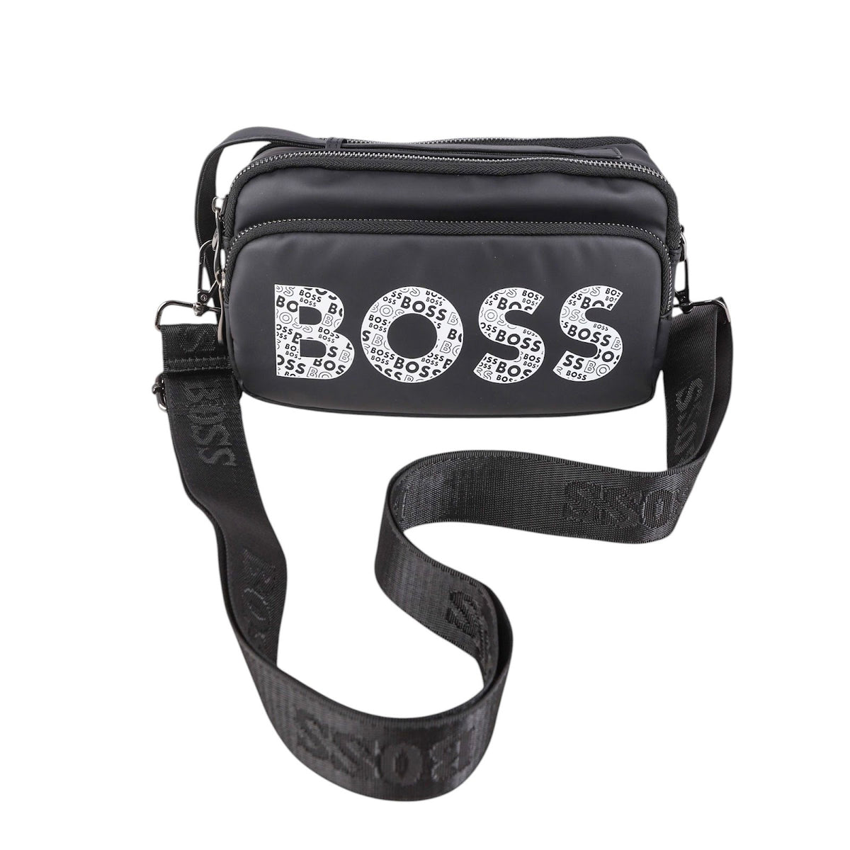 شنطة يد HUGO BOSS  جلد 4 سوستة موديل 6602