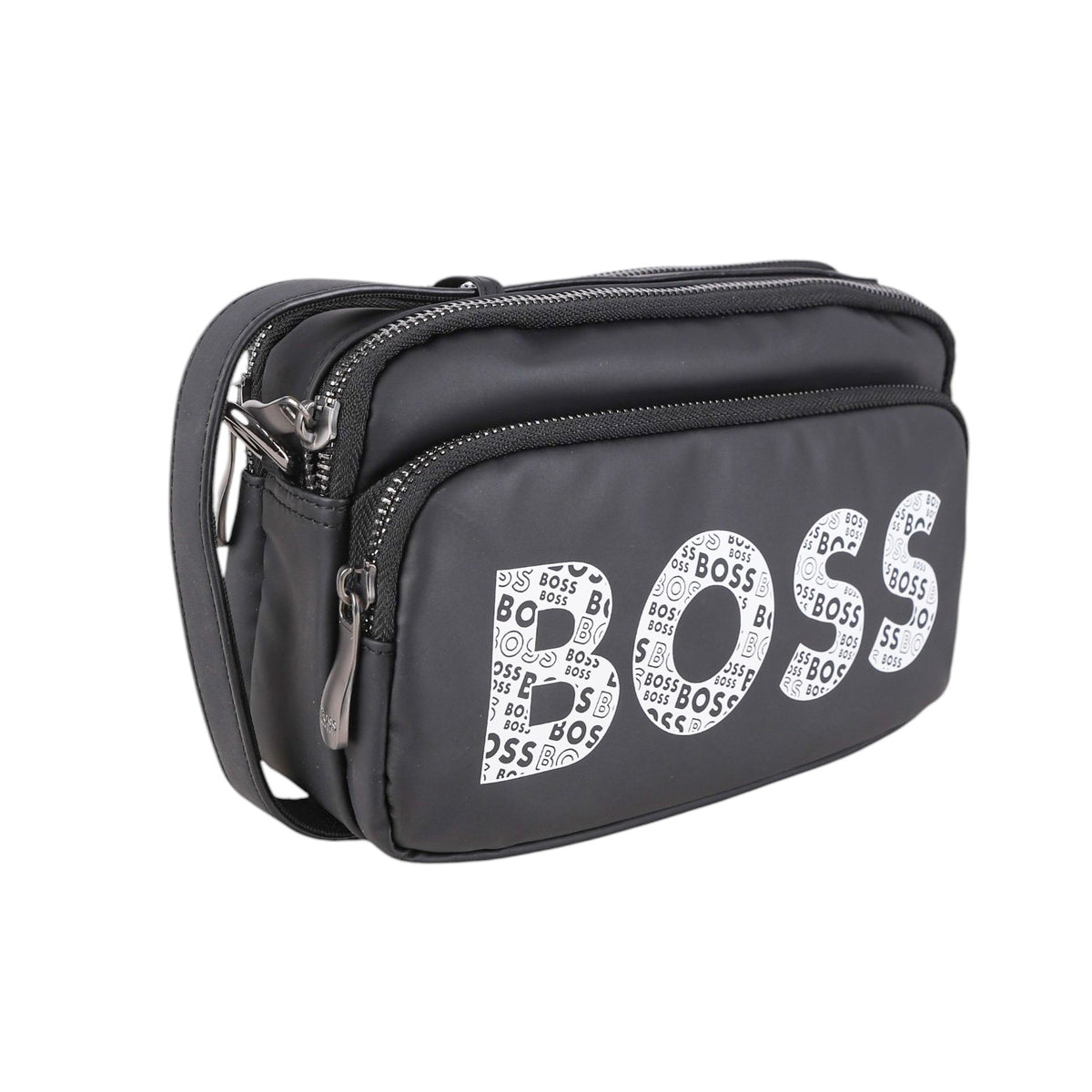 شنطة يد HUGO BOSS  جلد 4 سوستة موديل 6602