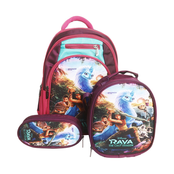 BRONCO School Bag Set 3 Pieces Disney Printed