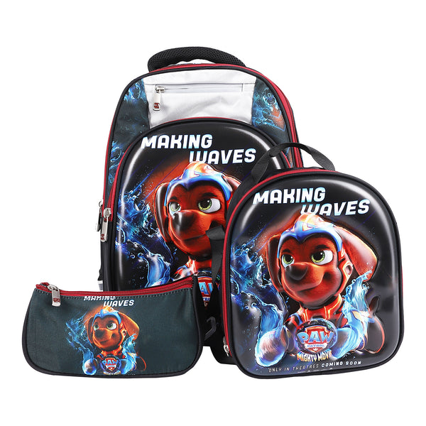 BRONCO 3-piece school bag, Disney 3D shapes, multiple colors, model BF17