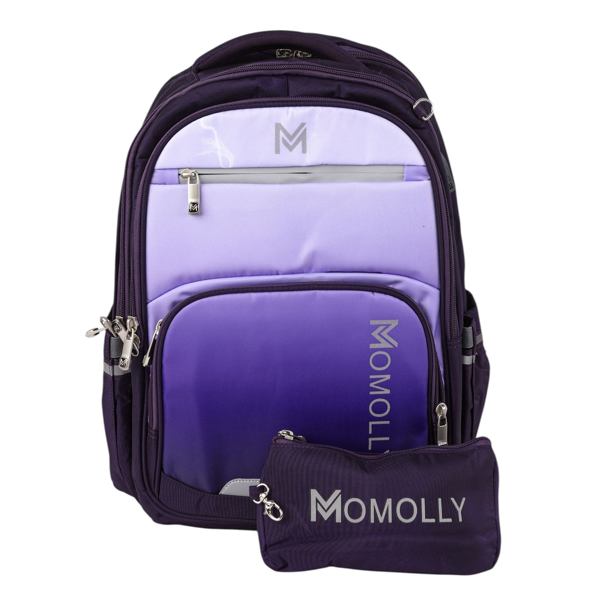 شنطة لاب توب ضهر MOMOLLY موج البحر بمخرج USB و سماعة موديل M206 