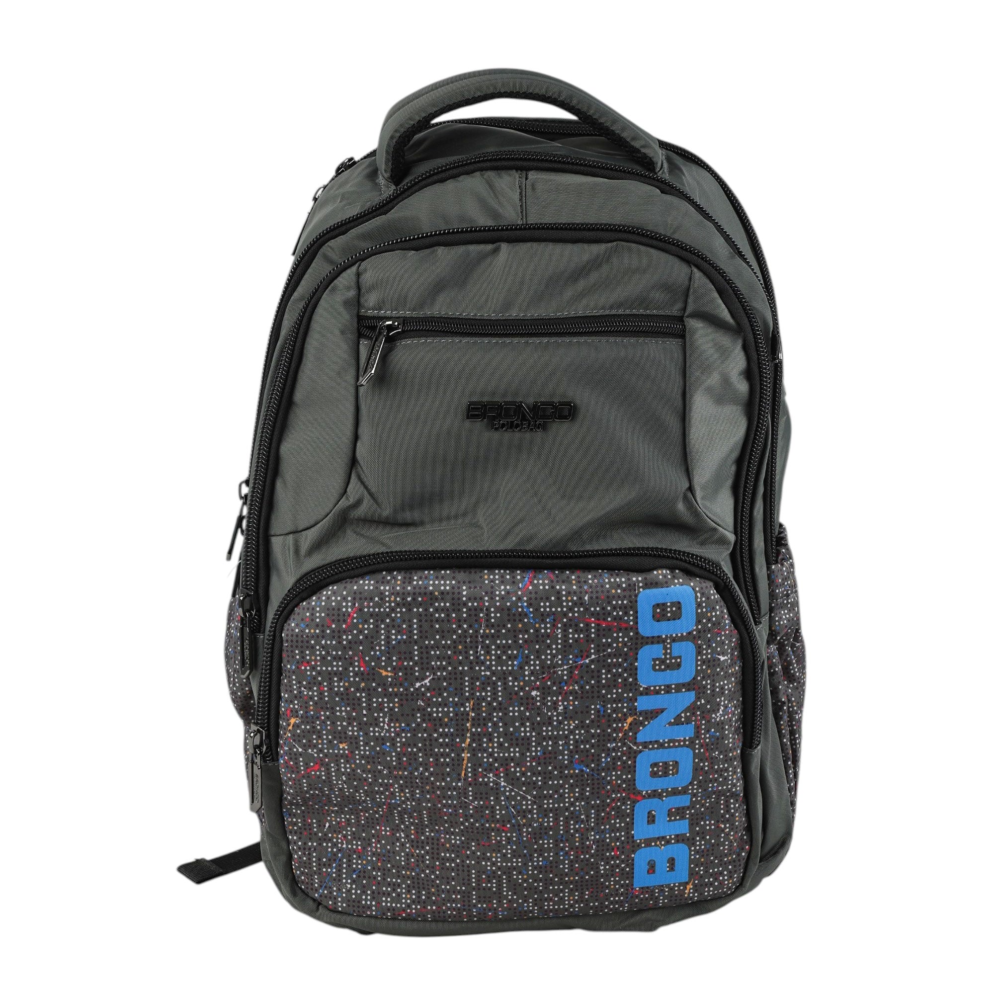 شنطة لاب توب ضهر BRONCO سمارت + مقلمة + 2 مخرج شاحن موديل 002