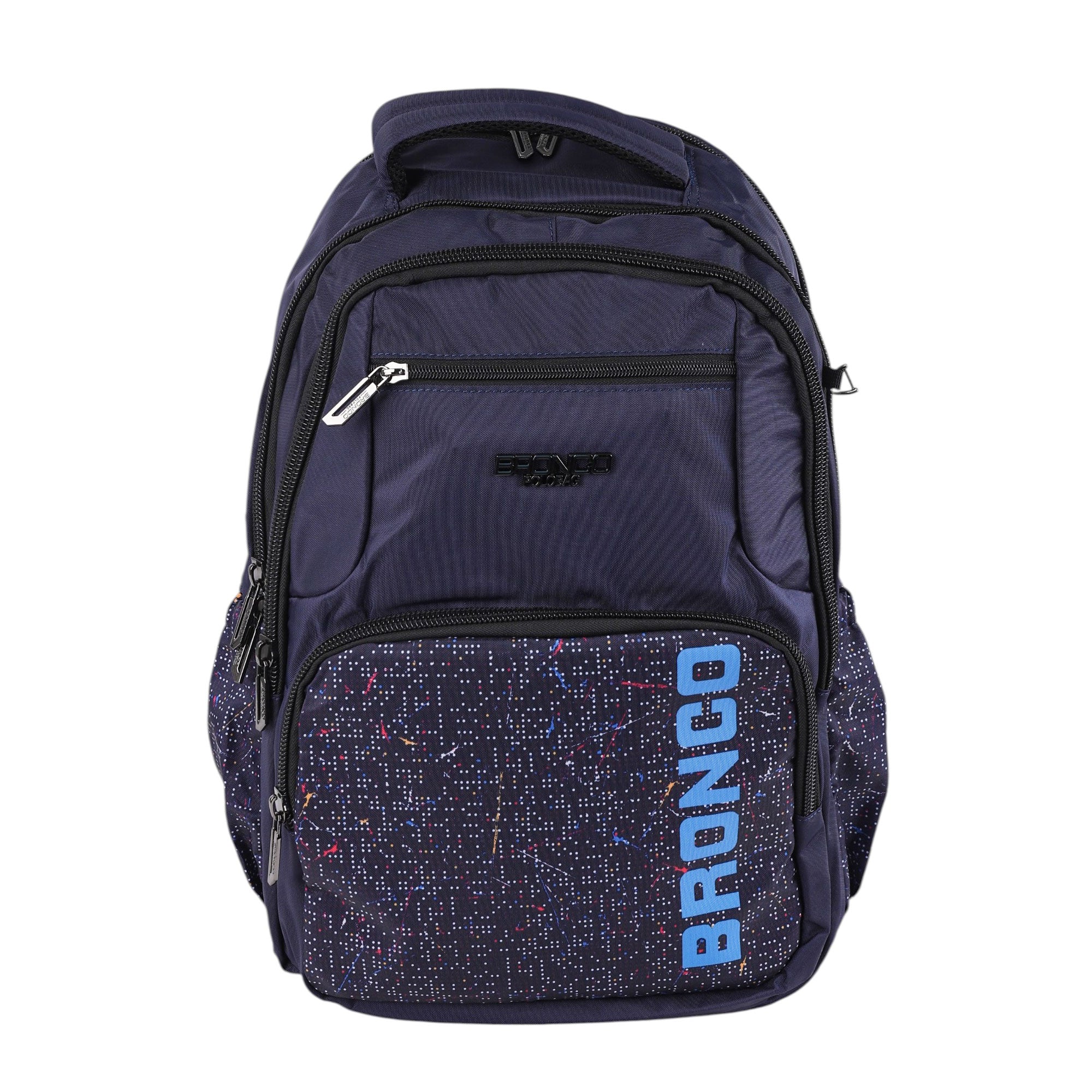 شنطة لاب توب ضهر BRONCO سمارت + مقلمة + 2 مخرج شاحن موديل 002