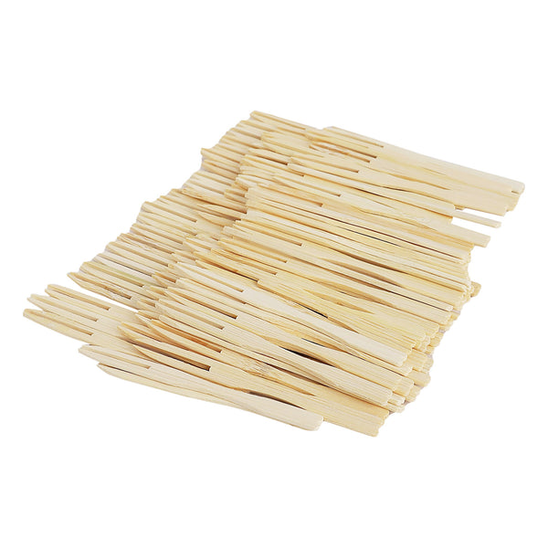 wooden fork for eating fruit