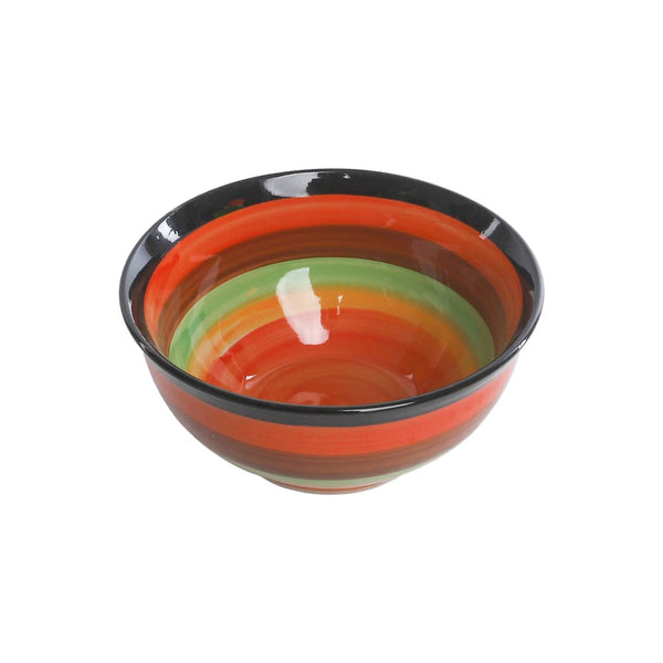 Chinese colored soup bowl