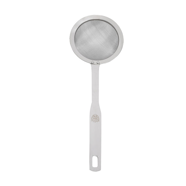 Stainless steel hand scoop strainer