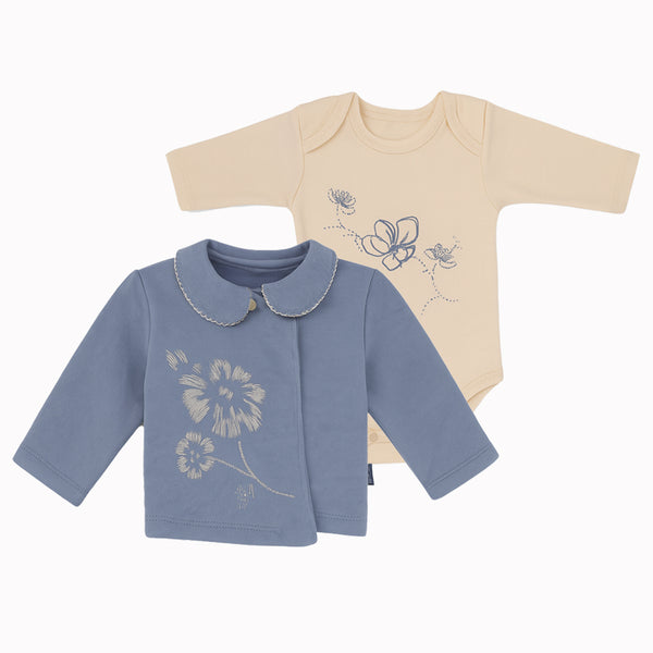 ترنج بيبي شتوي جونيور ياقة 3 قطعة موديل 2-1754-25