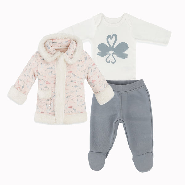 ترنج بيبي شتوي جونيور ياقة كباسين موديل 2-1774-25