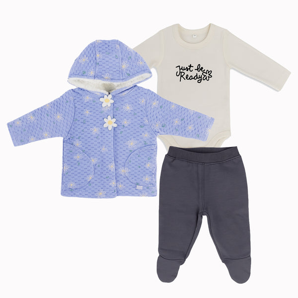 ترنج بيبي شتوي جونيور كابتشو 3 قطعة موديل 2-1784-25