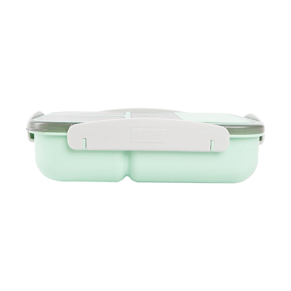 RUSSBE Plastic Lunch Box with Tight Lid, 3 Compartments