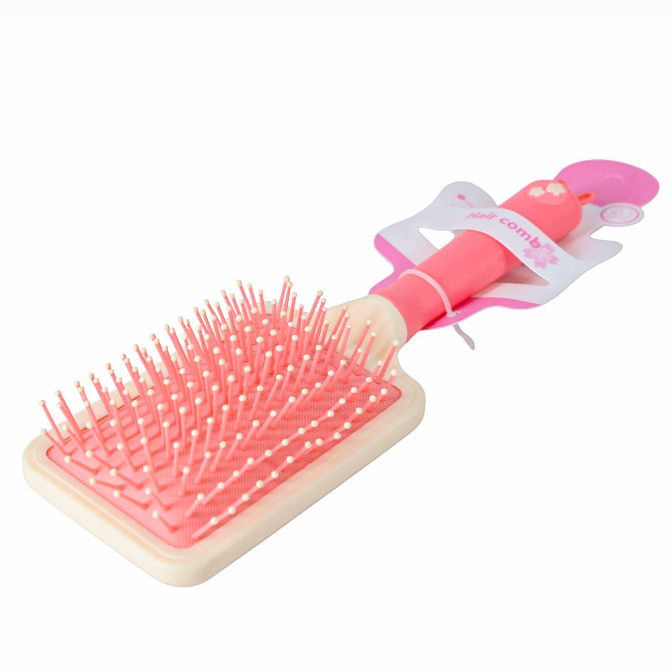 فرشاة شعر HARI COMB مربعة سيليكون يد بلاستيك موديل 10-78 