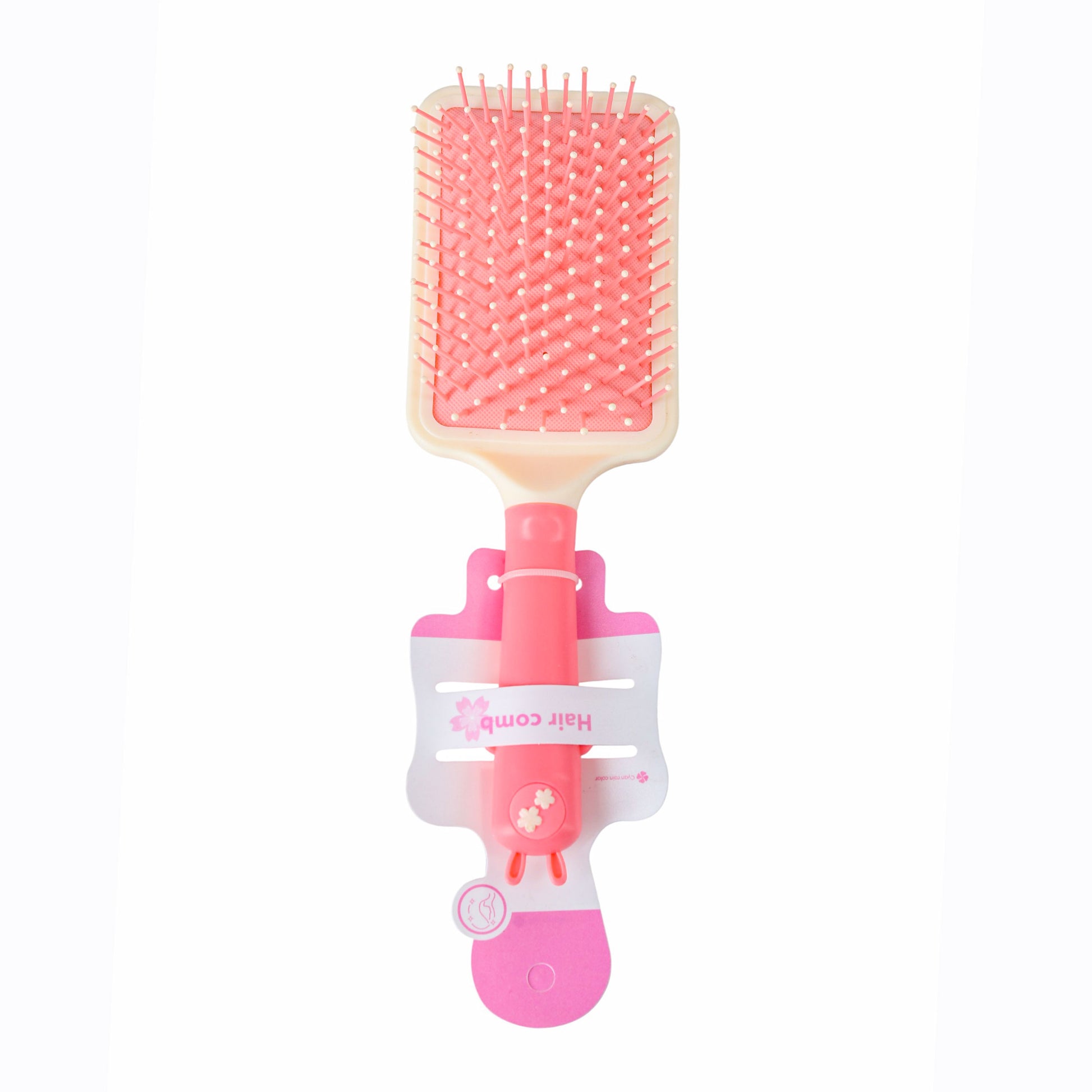فرشاة شعر HARI COMB مربعة سيليكون يد بلاستيك موديل 10-78 