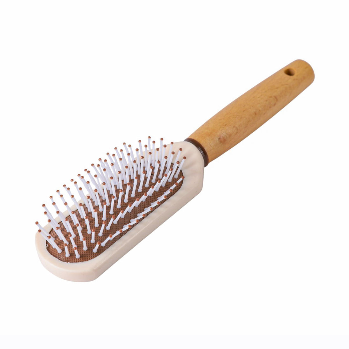 فرشاة شعر BRUSHES سيليكون يد خشب موديل 10-74 