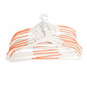 طقم شماعة ملابس بلاستيك 2 لون 10 قطعة 