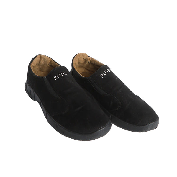 RUTIL Men's Easy Wear Suede Kandora Model R.6