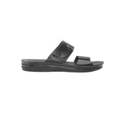 Men's Fast Leather Flip Flop 130-Black-46