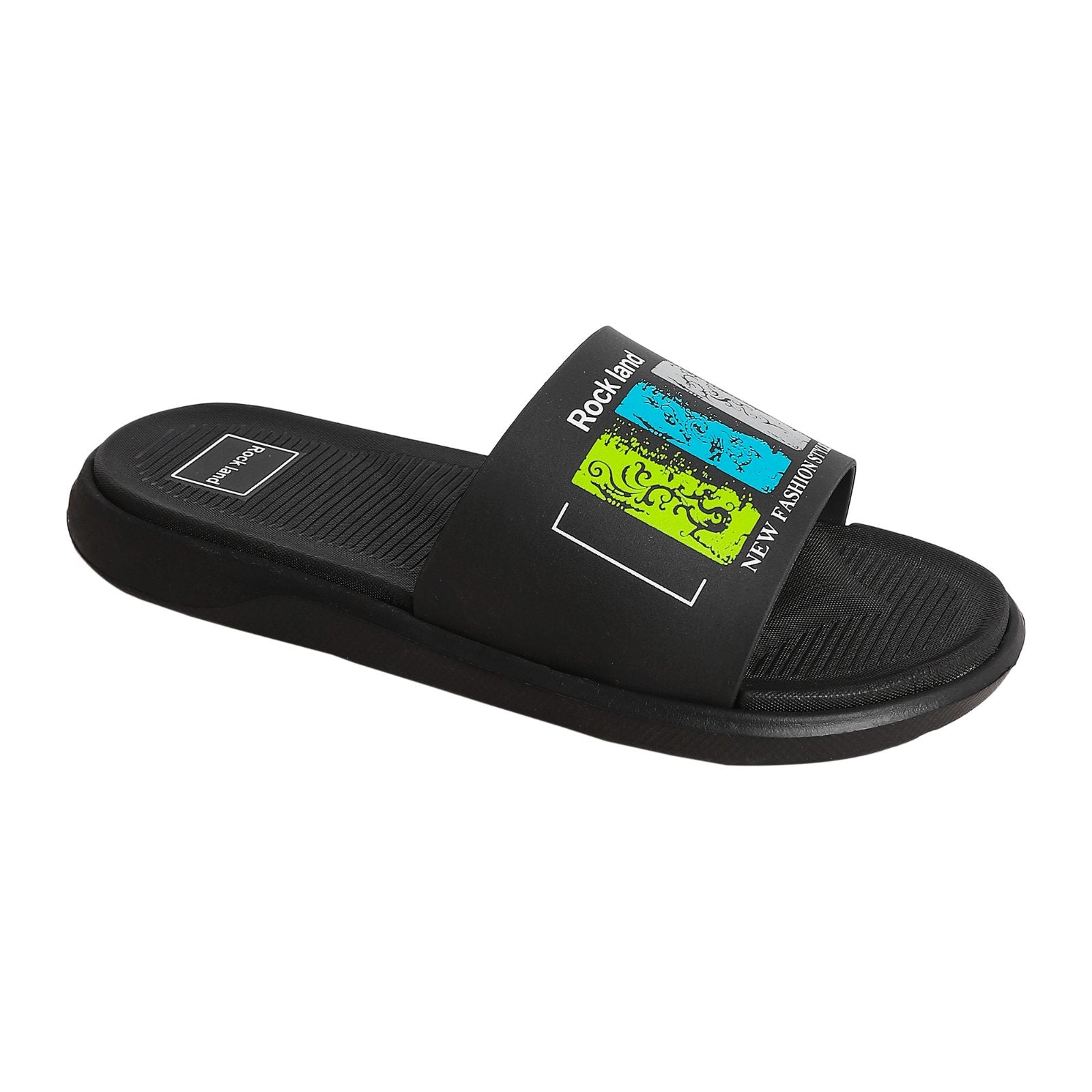 شبشب رجالي وش ROCK LAND موديل SR24-782 - مطر 