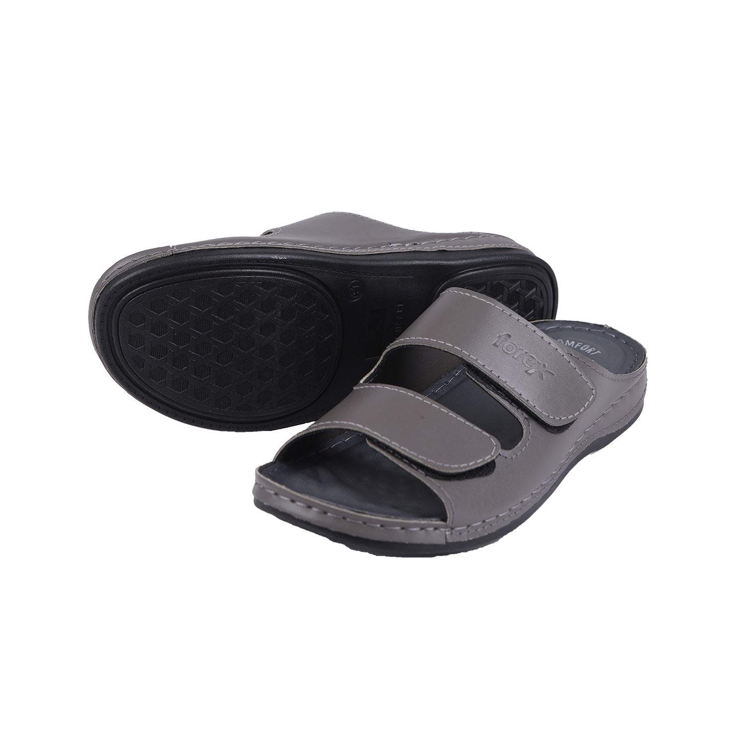 شبشب رجالي جلد شاموزيت FOREX الحصري لازق موديل 1201 