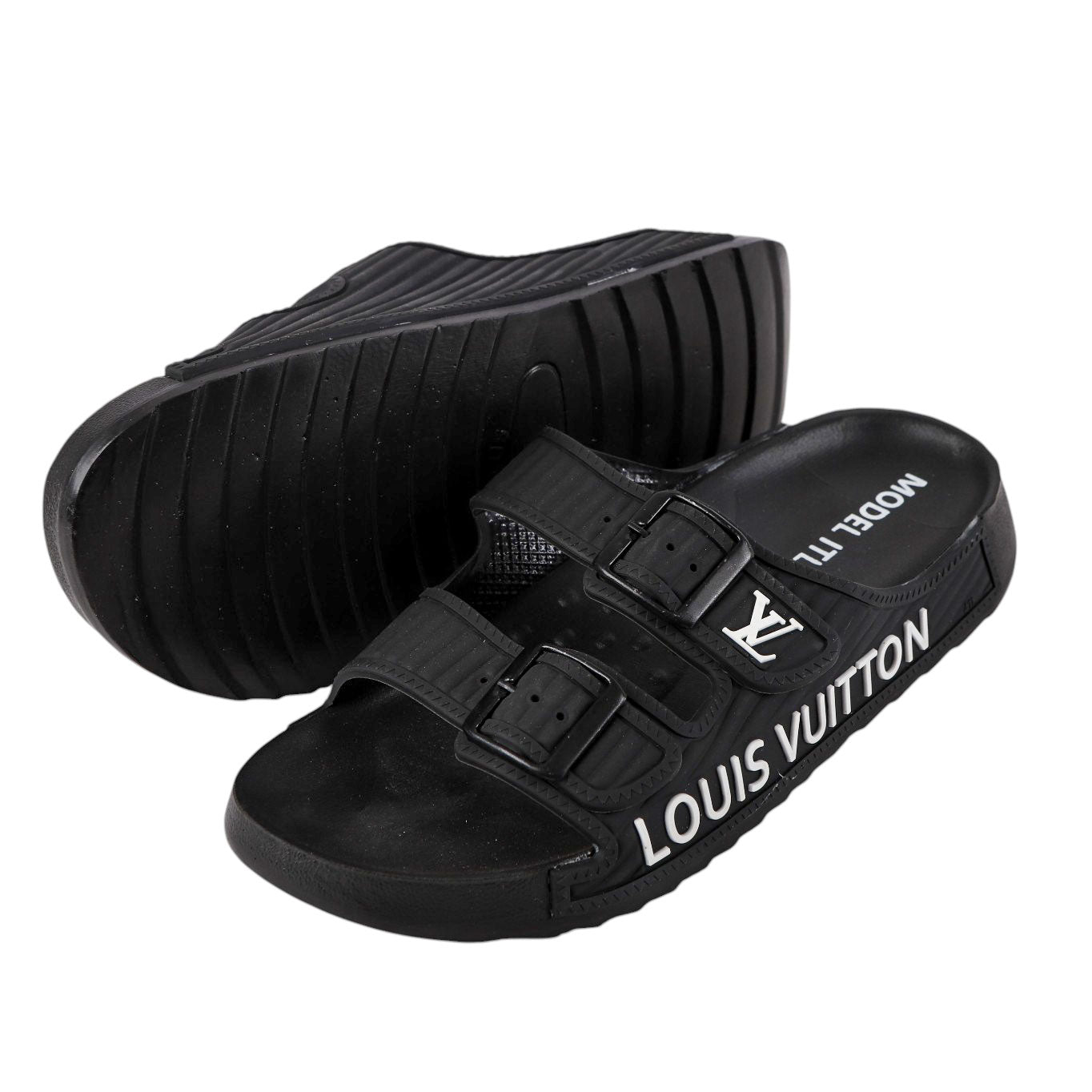 شبشب رجالي LOUIS VUITTON وش 2 ابزيم موديل ميلانو 1