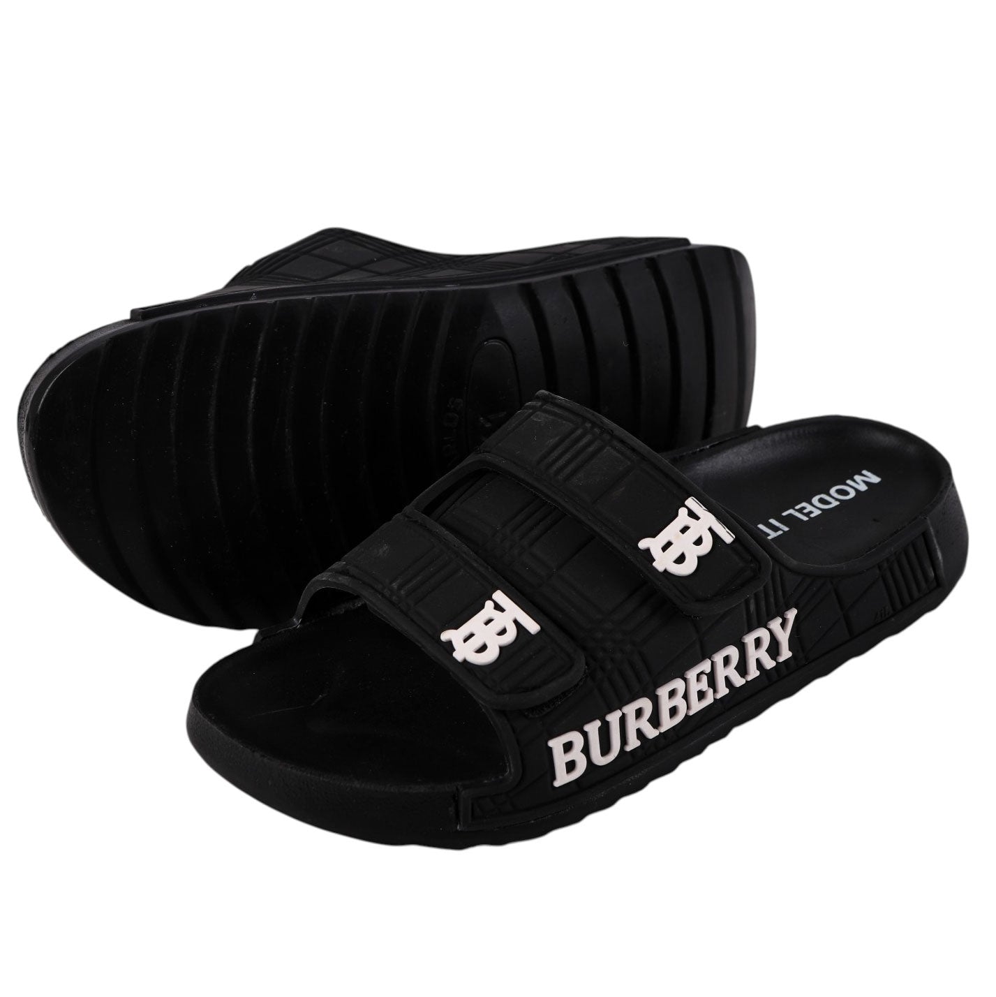 شبشب رجالي BURBERRY وش 2 سير لازق موديل ميلانو 3