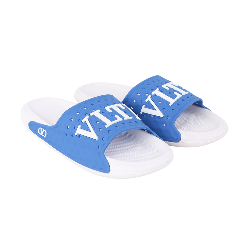 شبشب رجالي وش VLTN نعل ابيض موديل 611-V1