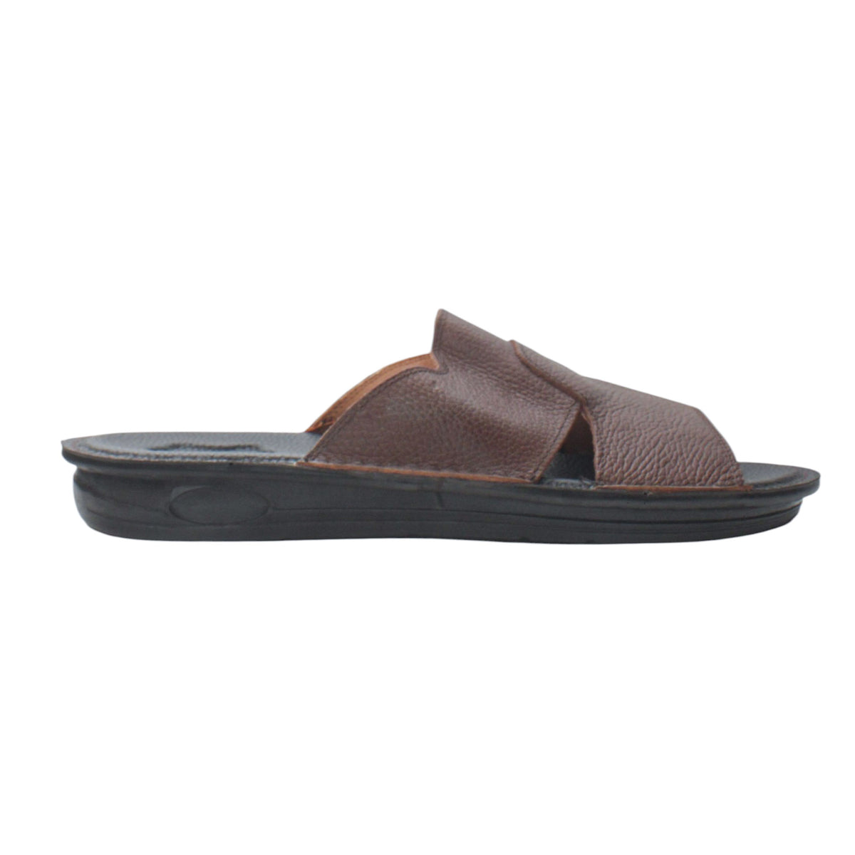 Mac Men's Flip Flops, Special Size, Model 05, Brown, 47