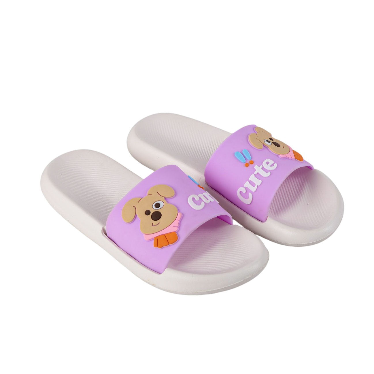 Fluffy cute women's slippers