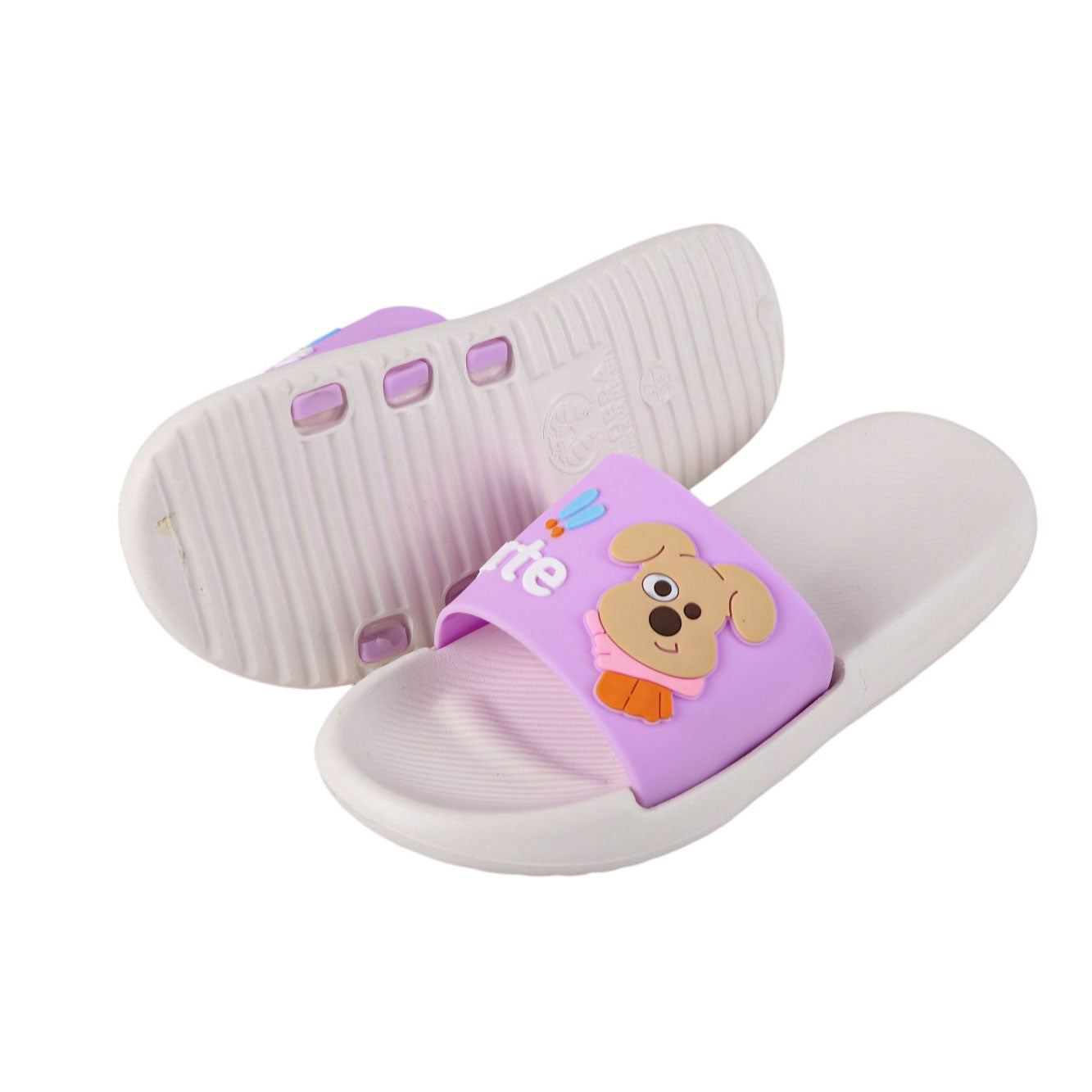 Fluffy cute women's slippers