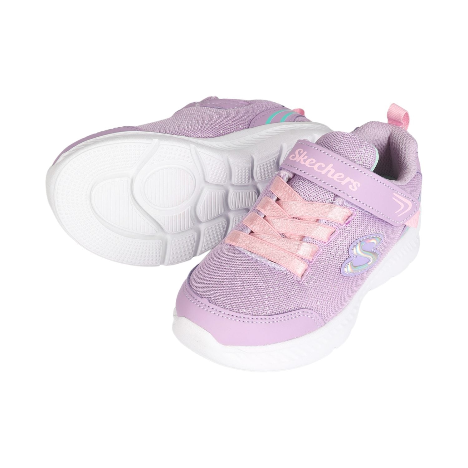 سكيتشرز بناتي لزق + رباط موديل 302742L 