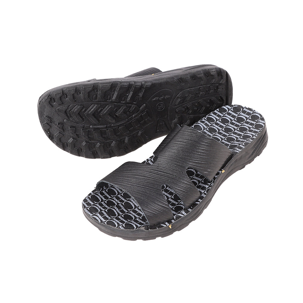 Boys' leather slippers, MR, model 140